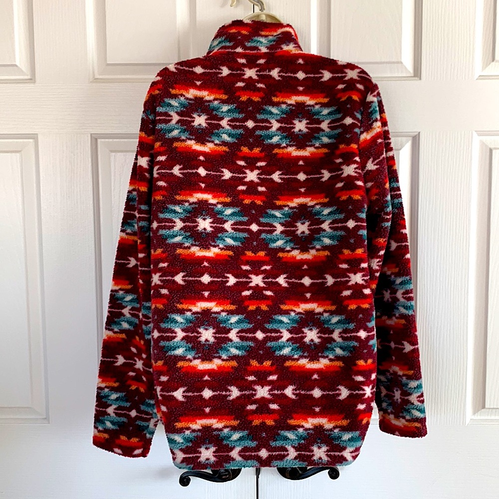 Pacsun Comfy Fuzzy Southwestern Patterned Jacket … - image 2